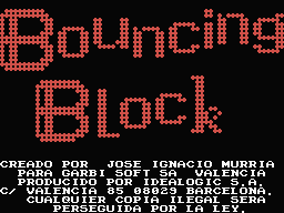 Bouncing Block